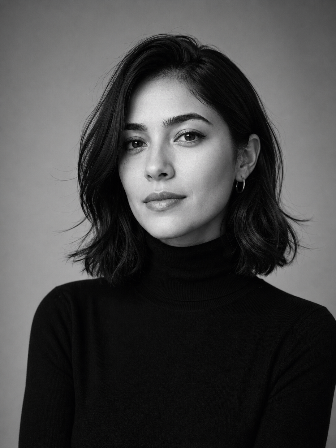 Black-and-white portrait of a featured instructor