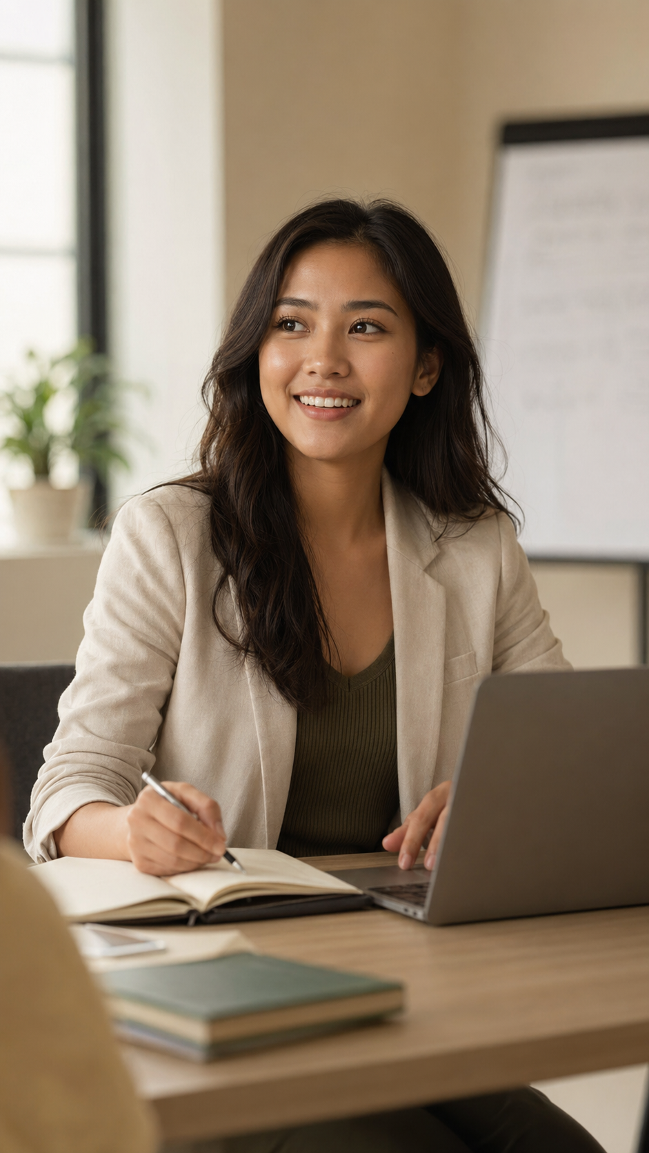 Filipino professional in an instructor-led training environment